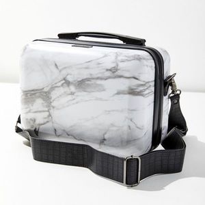 CALPAK-White Marble Vanity Case